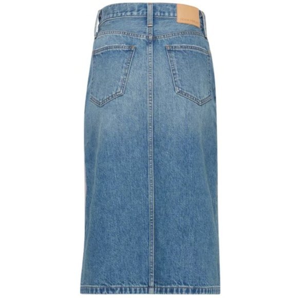 NWT Aritzia Denim Forum The '90s Halle Denim Skirt - Picture 2 of 12